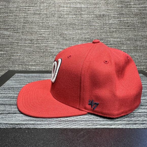 Washington Nationals Hat Snapback Red Embroidered National League MLB Adult - Picture 3 of 10